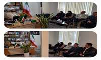 دیدار نوروزی دکتر ریحانی مدیر شبکه بهداشت و درمان بهار  با حجت الاسلام والمسلمین مصباح امام جمعه محترم شهرستان بهار 