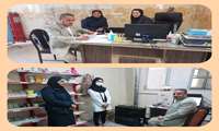 بازدید و بازرسی تیم کشیک مدیریت شبکه بهداشت و درمان بهار