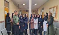 بازدید سرزده دکتر شفیعیان رئیس مرکز بهداشت بهار از مرکز خدمات جامع سلامت مهدیه لالجین