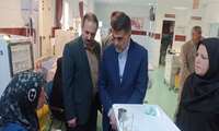 بازدید نماینده مردم شهرستان بهار در مجلس شورای اسلامی، و فرماندار شهرستان بهار از بیمارستان آیت‌الله بهاری